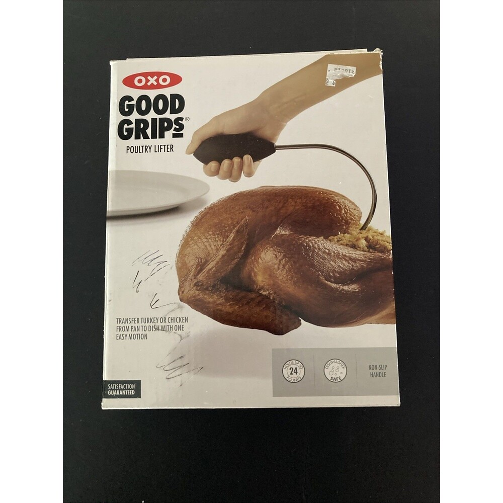 OXO Good Grips Turkey Chicken Poultry Lifter Non-Slip Handle Kitchen Tool New